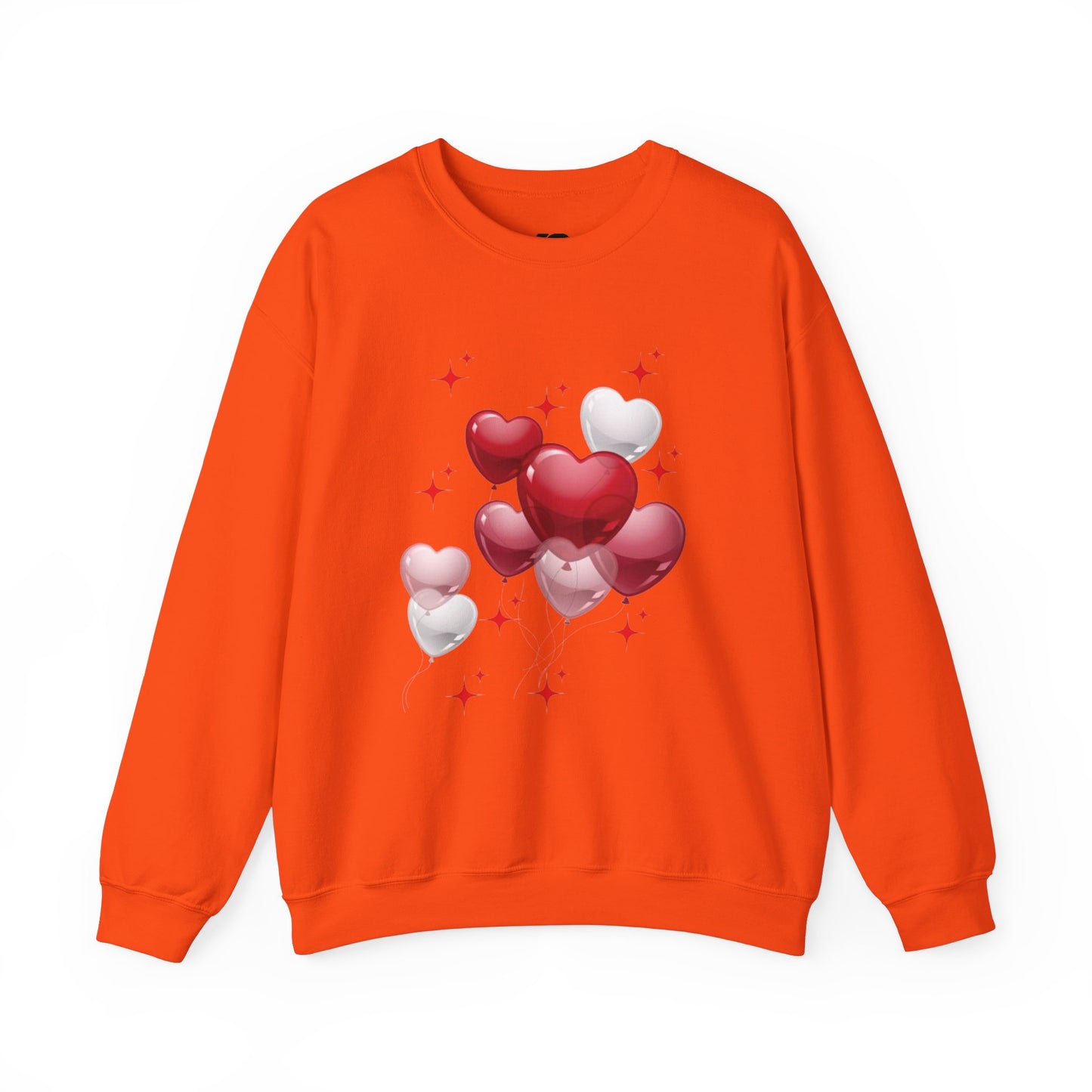 Heart Balloon Unisex Crewneck Sweatshirt - Perfect for Valentine's Day and Love Celebrations