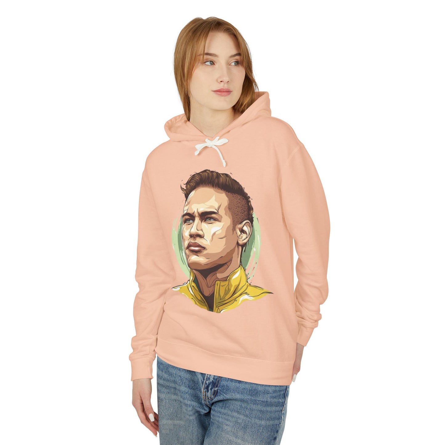 Unisex Lightweight Hooded Sweatshirt - Neymar Inspired Design