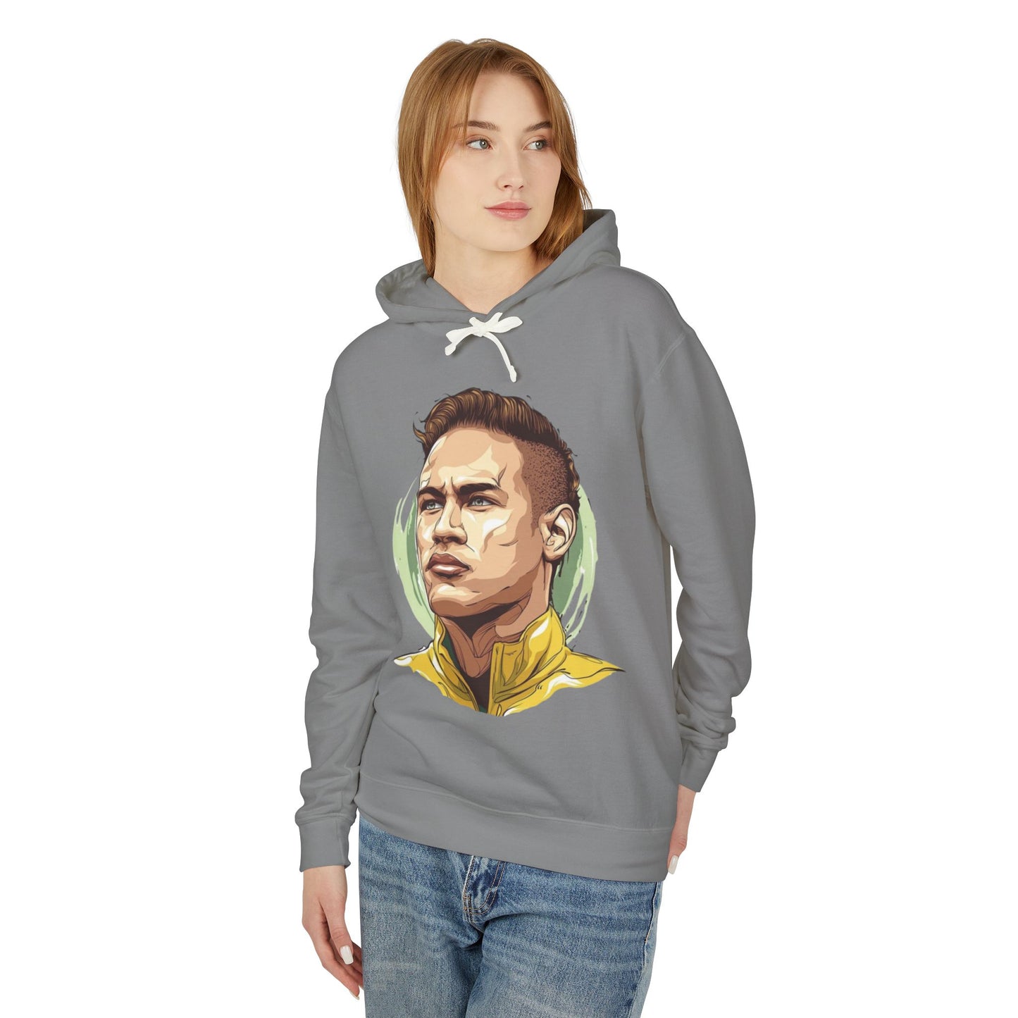 Unisex Lightweight Hooded Sweatshirt - Neymar Inspired Design