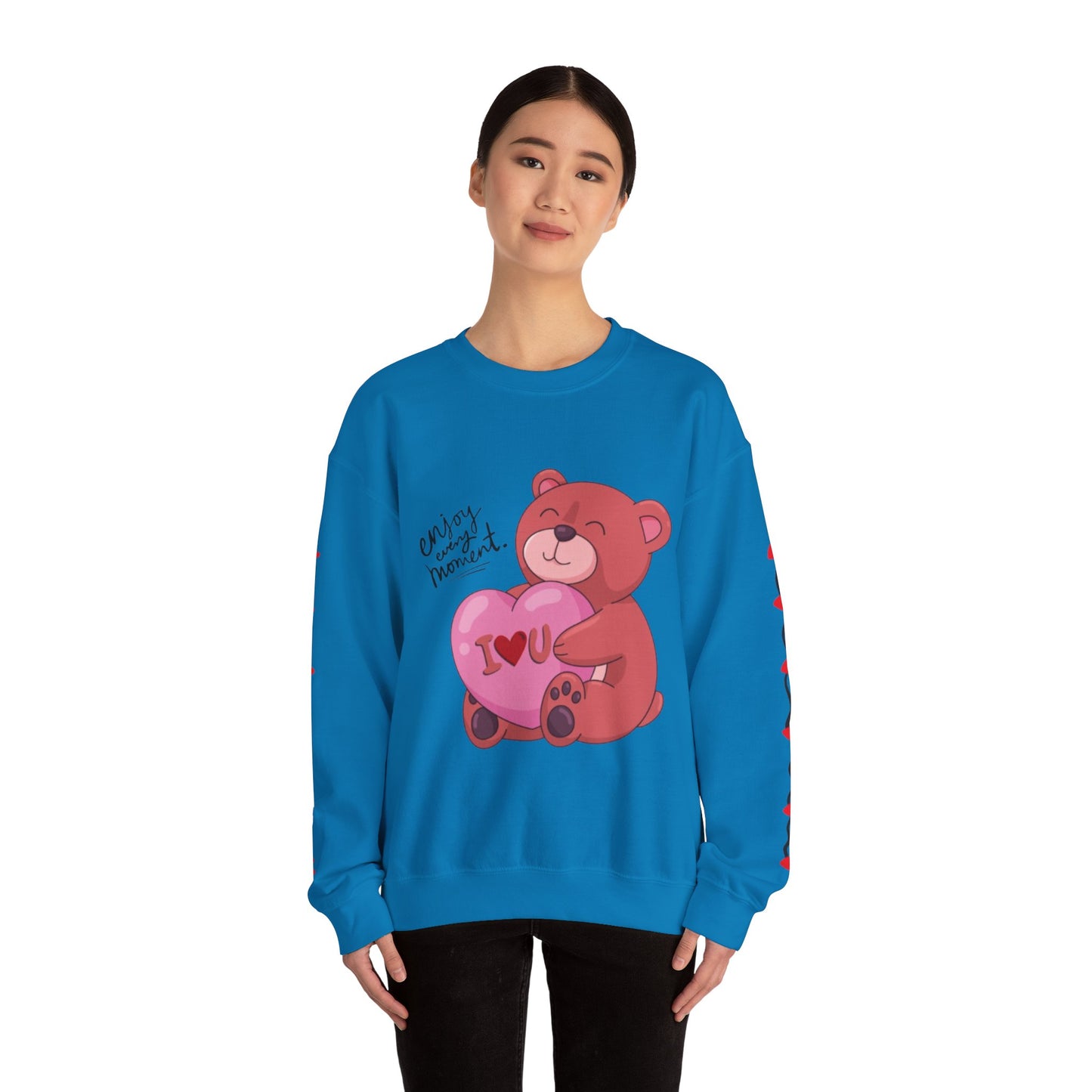 Cute Bear Love Sweatshirt - Enjoy Every Moment