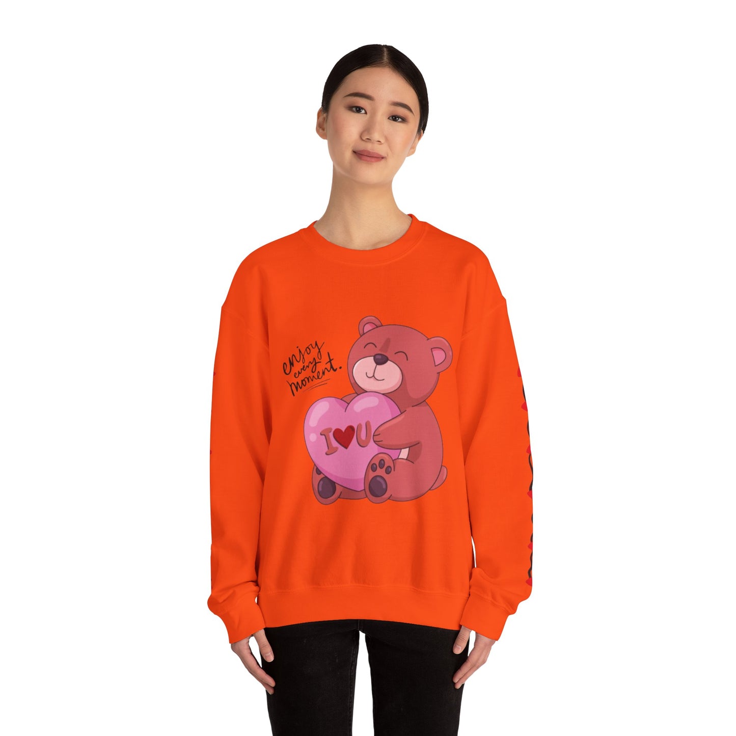 Cute Bear Love Sweatshirt - Enjoy Every Moment