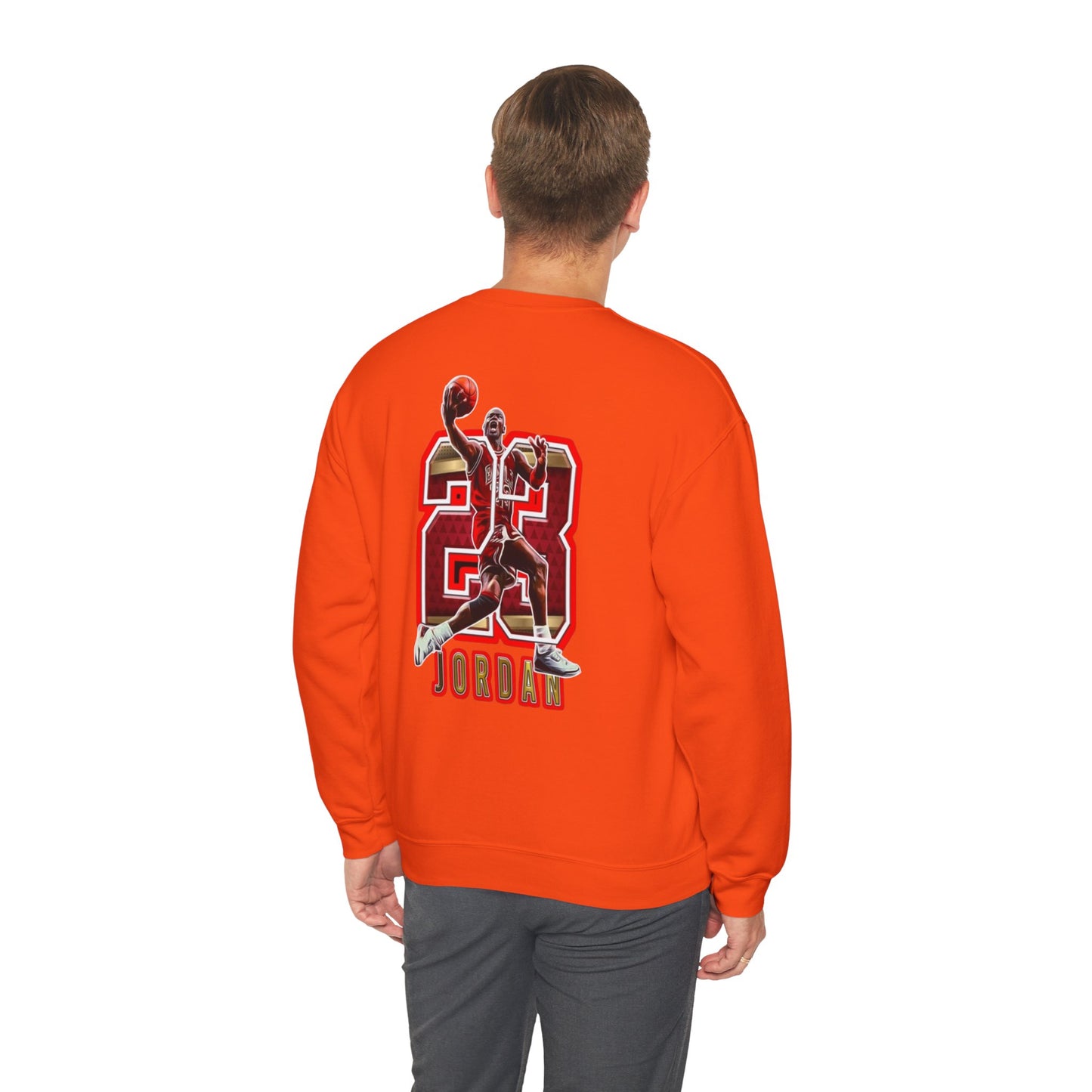 Michael Jordan Tribute Crewneck Sweatshirt - Retro Style, Unisex