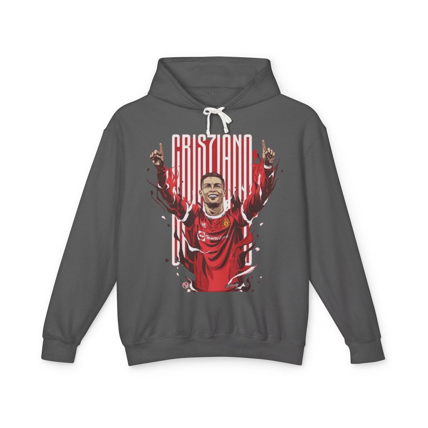 Cristiano Inspired Unisex Lightweight Hooded Sweatshirt - Perfect for Fans & Casual Wear