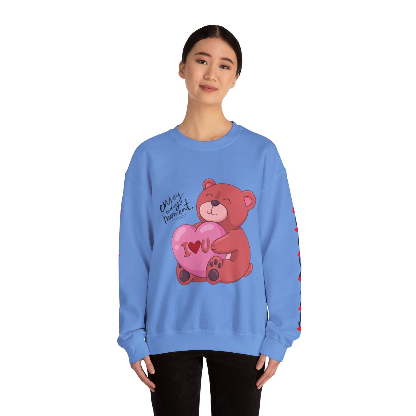 Cute Bear Love Sweatshirt - Enjoy Every Moment