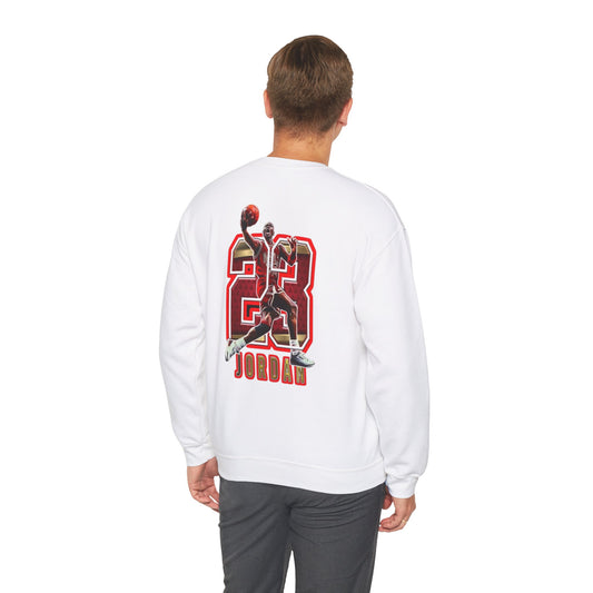 Michael Jordan Tribute Crewneck Sweatshirt - Retro Style, Unisex