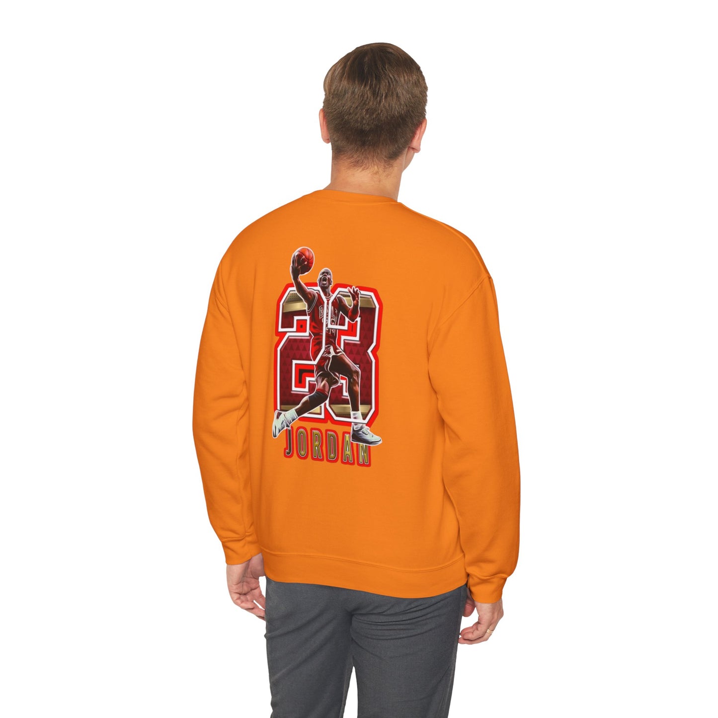 Michael Jordan Tribute Crewneck Sweatshirt - Retro Style, Unisex