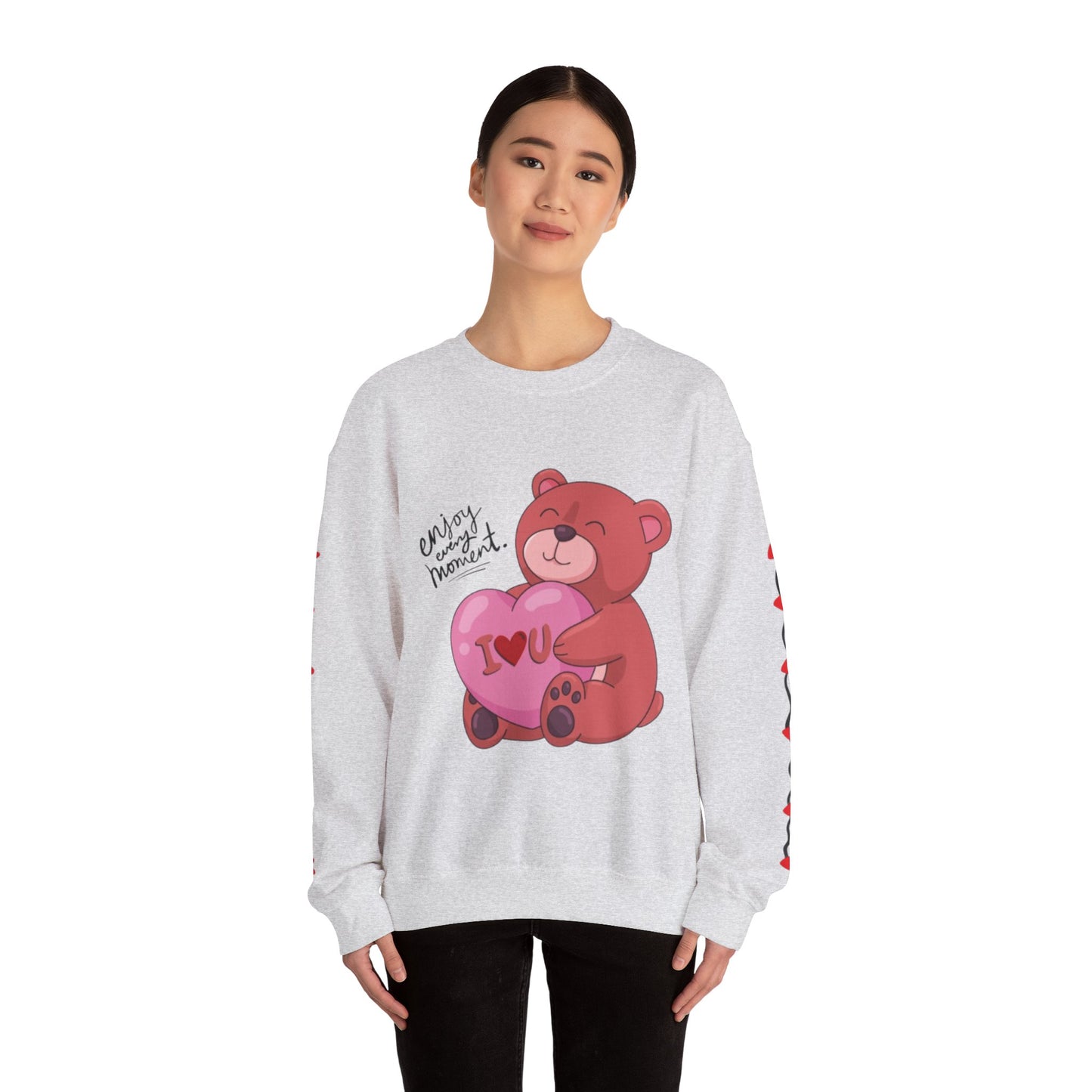 Cute Bear Love Sweatshirt - Enjoy Every Moment