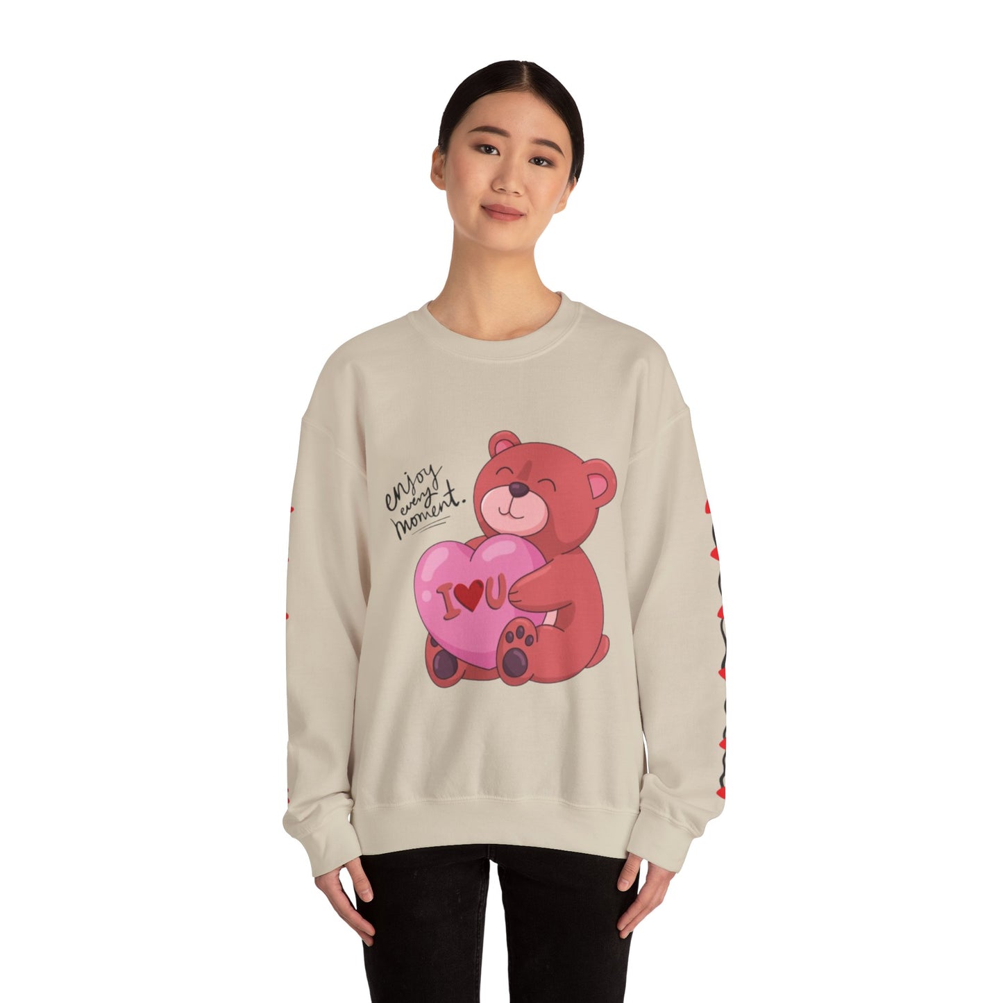 Cute Bear Love Sweatshirt - Enjoy Every Moment