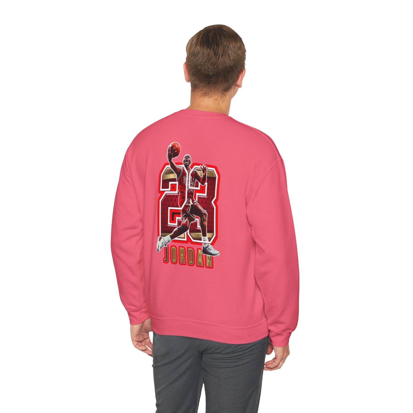 Michael Jordan Tribute Crewneck Sweatshirt - Retro Style, Unisex