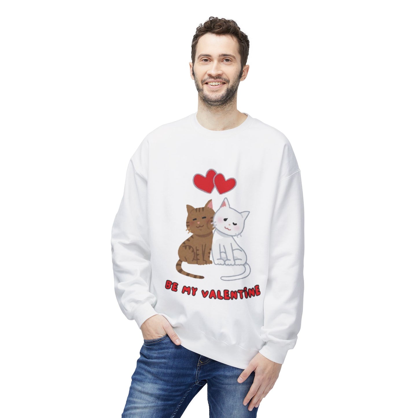 Cats Valentines Day Sweatshirt