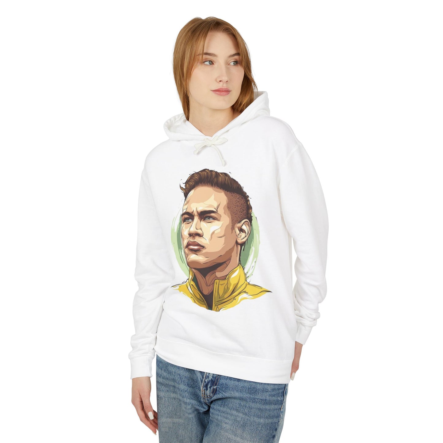 Unisex Lightweight Hooded Sweatshirt - Neymar Inspired Design