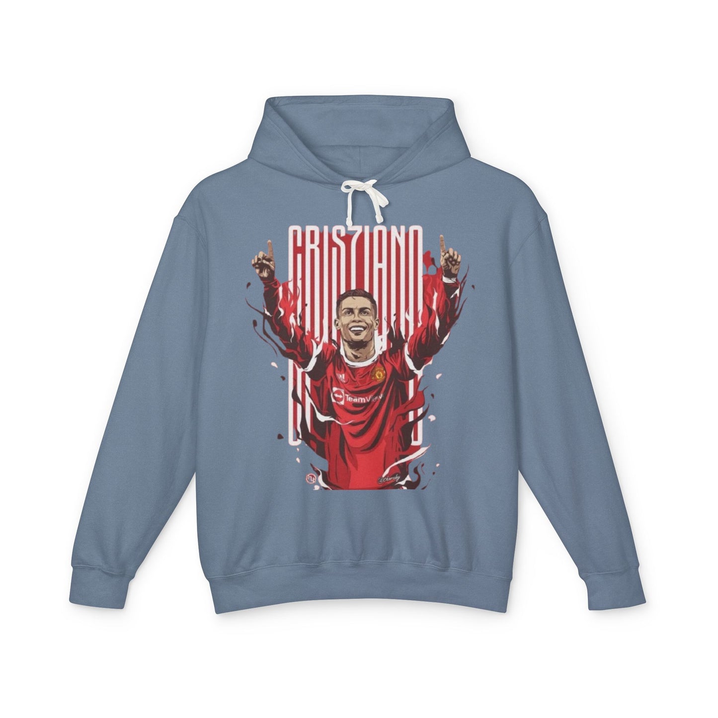 Cristiano Inspired Unisex Lightweight Hooded Sweatshirt - Perfect for Fans & Casual Wear