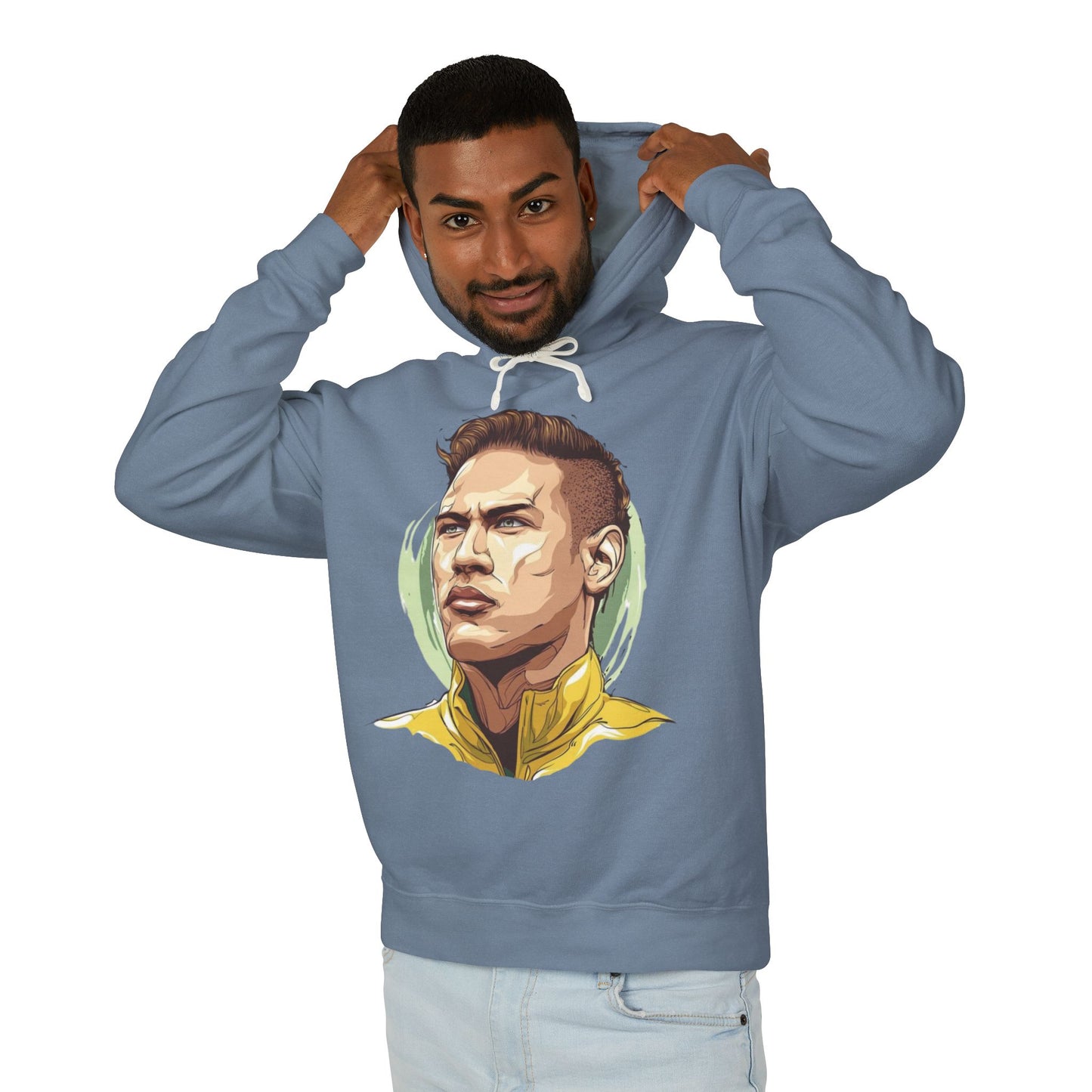 Unisex Lightweight Hooded Sweatshirt - Neymar Inspired Design