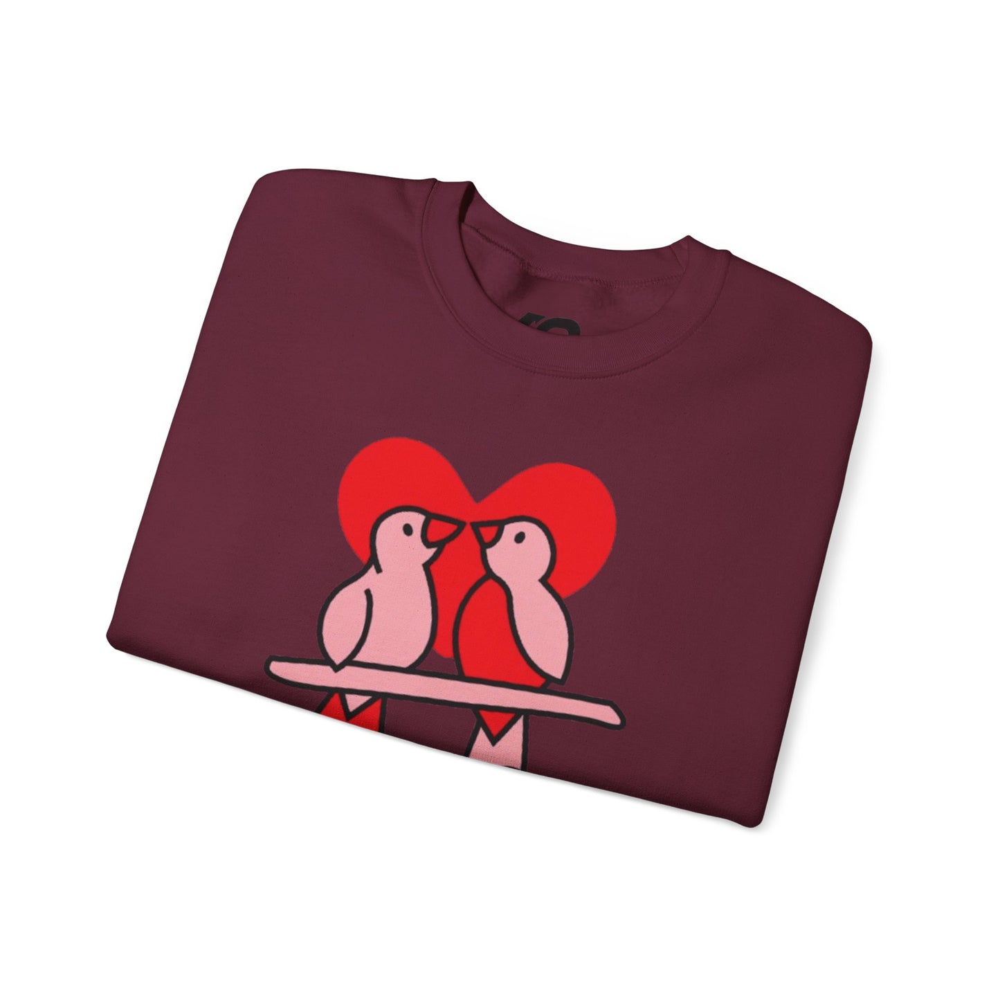 Love Bird Unisex Crewneck Sweatshirt - Cozy Valentine's Day Gift