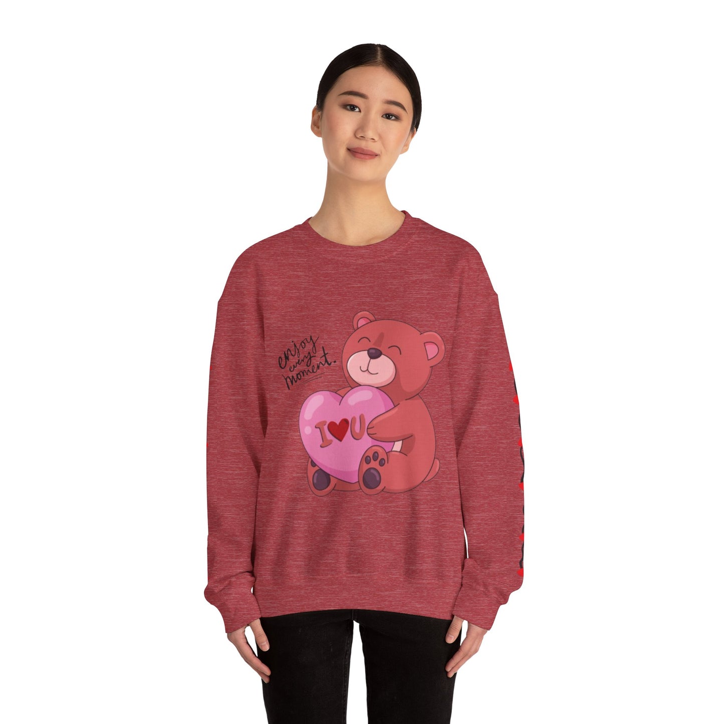 Cute Bear Love Sweatshirt - Enjoy Every Moment