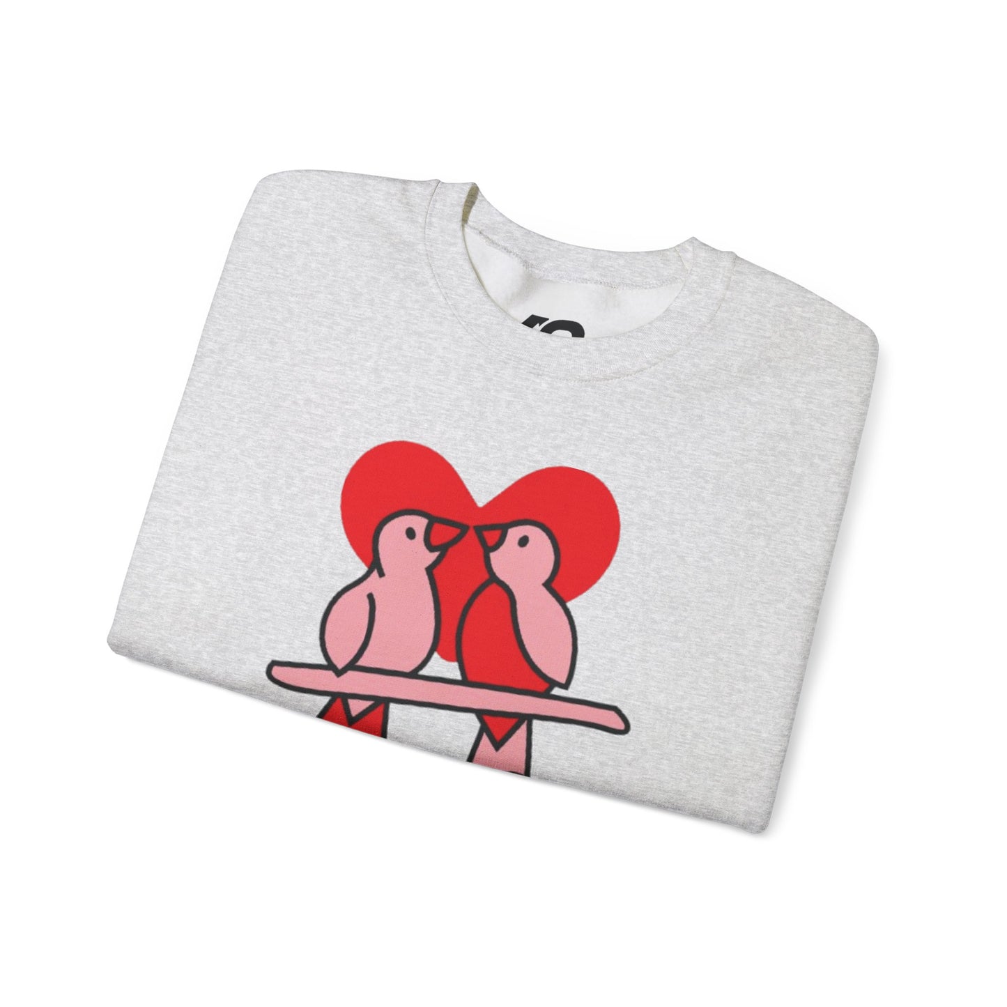 Love Bird Unisex Crewneck Sweatshirt - Cozy Valentine's Day Gift